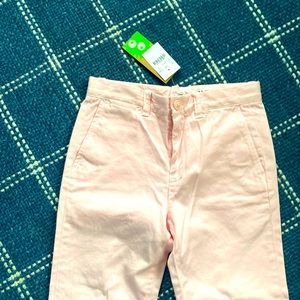 Jcrew crewcuts pink slim cut pants sz 8